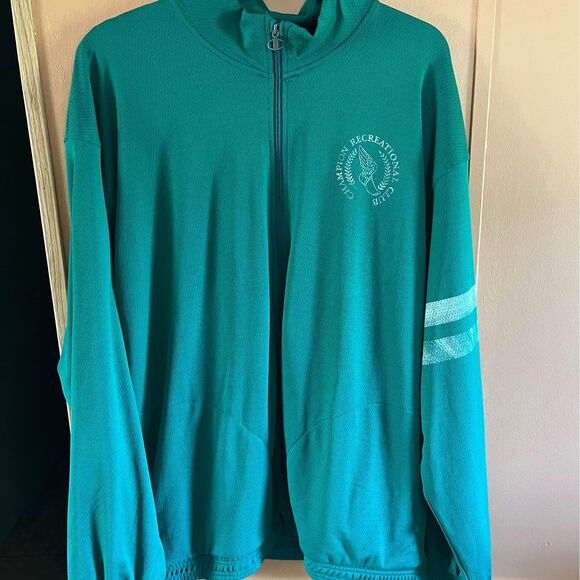 Champion mens 2x big & tall full zip up jacket coat green xxl 2xl New - Picture 1 of 8